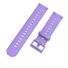 Ремешок MIJOBS для смарт часов Xiaomi Amazfit Bip, силикон, с пластиковой застежкой, цвет фиолетовый