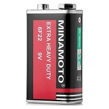 Батарейка MINAMOTO Крона 6F22 Shrink 1 Heavy Duty 9V