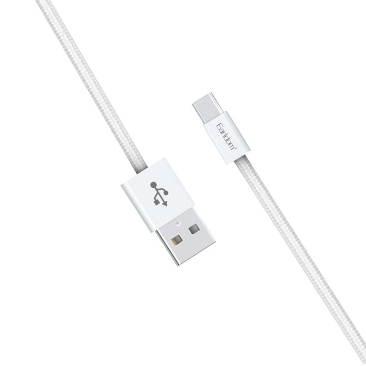 Кабель EARLDOM EC-145M Micro USB, 5A, длина 1 метр, цвет белый