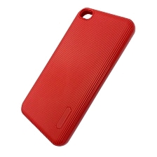 Чехол накладка Cherry для XIAOMI Redmi Go, силикон, полоски, цвет темно красный.