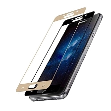 Защитное стекло 4D для SAMSUNG Galaxy A7 (2016) SM-A710 золотой кант Monarch. Защитное стекло 4D для SAMSUNG Galaxy A7 (2016) SM-A710 золотой кант Monarch.