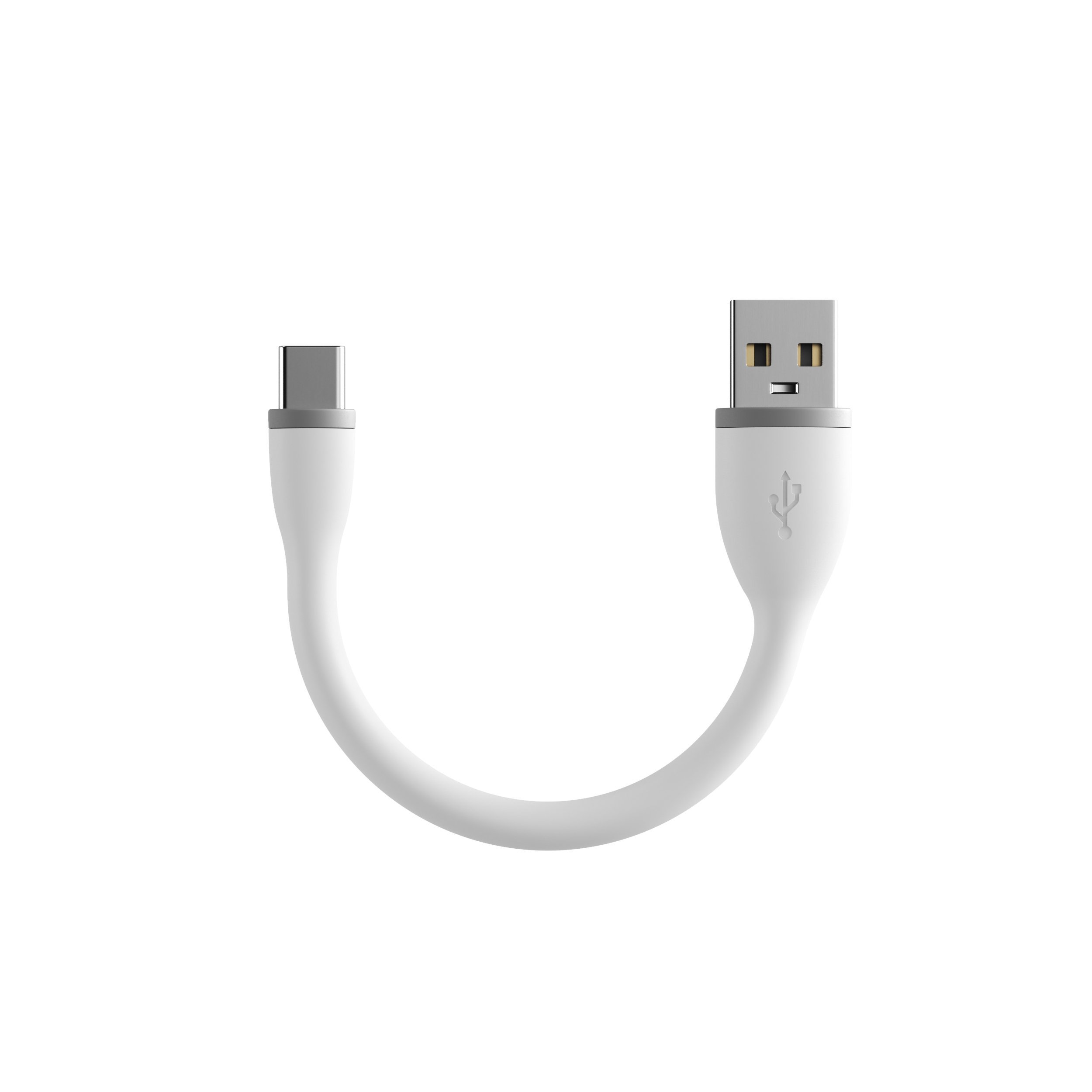 USB Дата-кабель Type-C (белый/длина 15 см).
