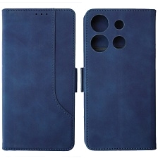 Чехол книжка NICE для TECNO Spark Go 2023, TECNO POP 7 Pro, TECNO POP 7, INFINIX SMART 7, INFINIX SMART 7 HD, экокожа, визитница, цвет темно синий Чехол книжка NICE для TECNO Spark Go 2023, TECNO POP 7 Pro, TECNO POP 7, INFINIX SMART 7, INFINIX SMART 7 HD, экокожа, визитница, цвет темно синий