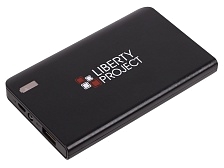 Внешний аккумулятор, Power Bank LP, 6000 mAh, цвет черный.