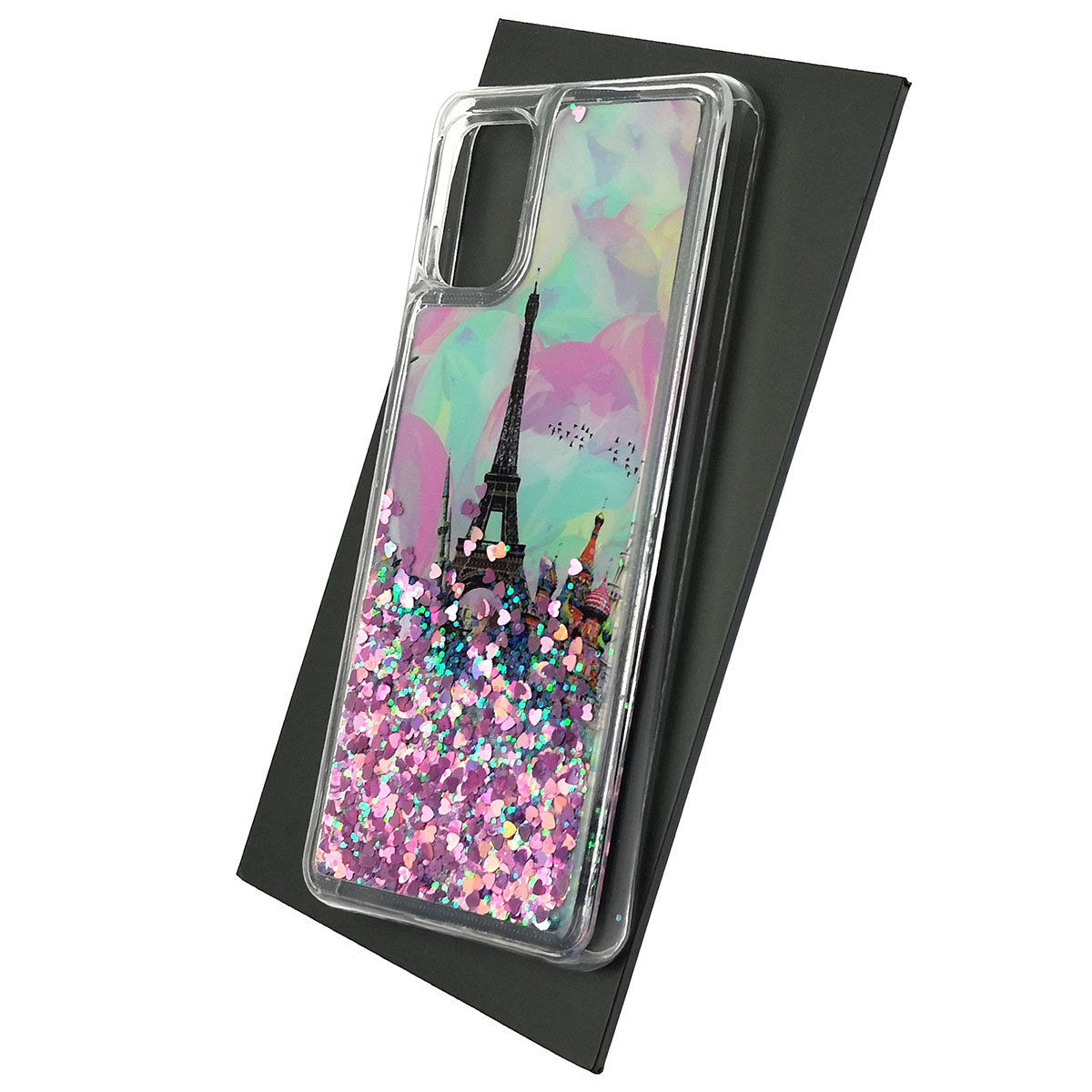 Чехол накладка TransFusion для SAMSUNG Galaxy A31 (SM-A315), силикон, переливашка, рисунок Эйфелева башня