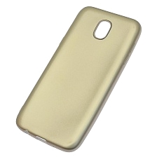 Чехол накладка J-Case THIN для SAMSUNG Galaxy J5 2017 (SM-J530), силикон, цвет золотистый