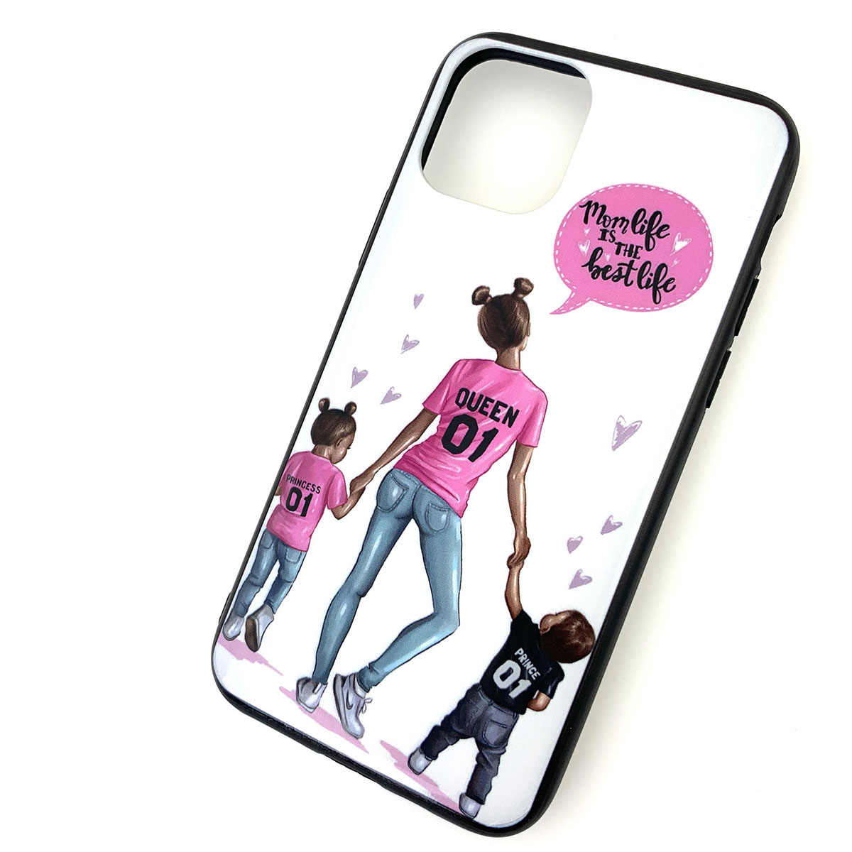 Чехол накладка для APPLE iPhone 11 Pro 2019, силикон, рисунок Mom life is the best.