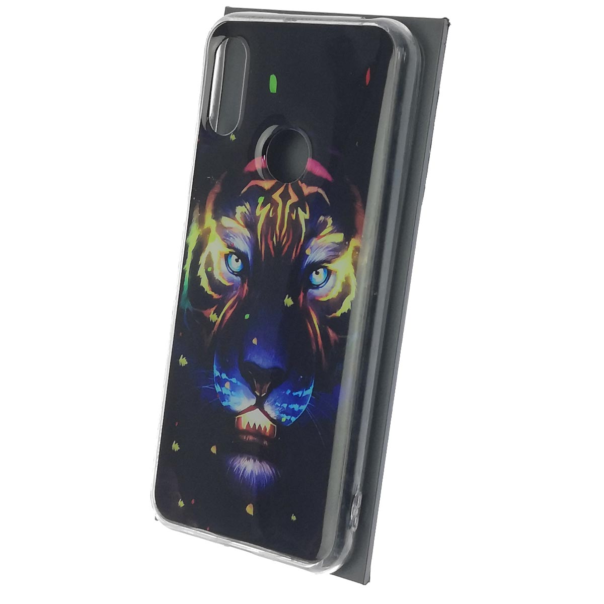 Чехол накладка для HUAWEI Honor 8A, Y6 2019, силикон, рисунок Тигр