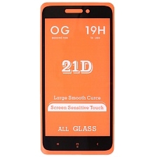 Защитное стекло 21D для XIAOMI Redmi Go, Redmi 5A, Redmi 4X, цвет окантовки черный Защитное стекло 21D для XIAOMI Redmi Go, Redmi 5A, Redmi 4X, цвет окантовки черный
