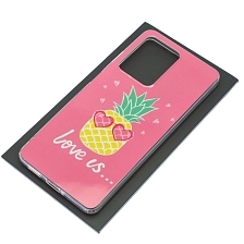 Чехол накладка для XIAOMI Redmi Note 12 Pro Plus 5G, силикон, глянцевый, рисунок love us