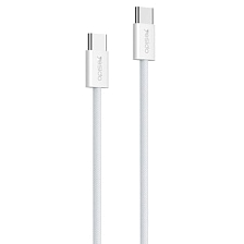 Кабель YESIDO CA164 USB Type C на USB Type C, PD60W, длина 2 метра, цвет белый