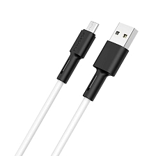 Кабель BOROFONE BX31 Soft Silicone Micro USB, длина 1 метр, цвет белый Кабель BOROFONE BX31 Soft Silicone Micro USB, длина 1 метр, цвет белый