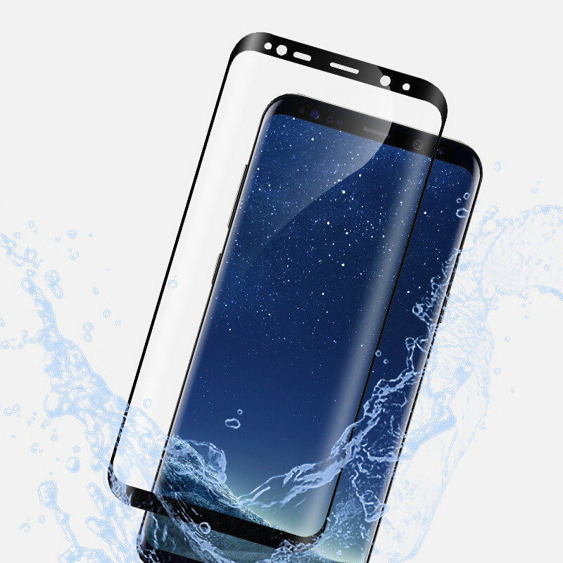 Защитная антишоковая плёнка 5D Nano Antishock для SAMSUNG Galaxy S8 (SM-G950), цвет канта чёрный MONARCH. Защитная антишоковая плёнка 5D Nano Antishock для SAMSUNG Galaxy S8 (SM-G950), цвет канта чёрный MONARCH.