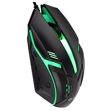 Мышь INTRO MG-250 проводная, оптическая, 1000 DPI, RGB подсветка, цвет черный Мышь INTRO MG-250 проводная, оптическая, 1000 DPI, RGB подсветка, цвет черный