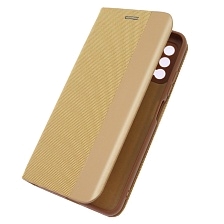 Чехол книжка MESH для XIAOMI POCO M3 Pro, XIAOMI Redmi Note 10T, Redmi Note 10 5G, текстиль, силикон, бархат, визитница, цвет золотистый