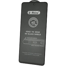 Защитное стекло 6D G-Rhino для TECNO Pova 2, Pova 3, цвет окантовки черный Защитное стекло 6D G-Rhino для TECNO Pova 2, Pova 3, цвет окантовки черный