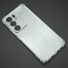 Чехол накладка для Realme C75 4G, защита камеры, усиленные края, силикон, прозрачный