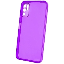 Чехол накладка Clear Case для XIAOMI POCO M3 Pro, XIAOMI Redmi Note 10T 5G, Redmi Note 10 5G, силикон 1.5 мм, защита камеры, цвет прозрачно сиреневый