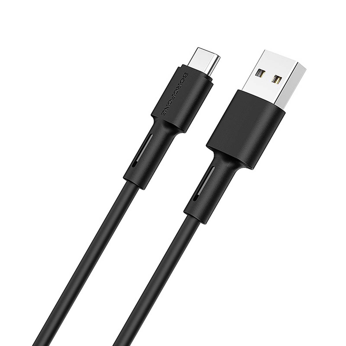 Кабель BOROFONE BX31 Soft Silicone USB Type C, длина 1 метр, цвет черный Кабель BOROFONE BX31 Soft Silicone USB Type C, длина 1 метр, цвет черный