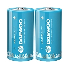 Батарейка DAEWOO HEAVY DUTY R20 D Shrink 2 1.5V