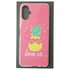 Чехол накладка для TECNO Spark 9 Pro, силикон, глянцевый, рисунок love us