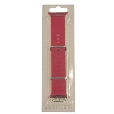 Ремешок для APPLE Watch 42, 44, 45, 49, силикон, матовый, цвет красный Ремешок для APPLE Watch 42, 44, 45, 49, силикон, матовый, цвет красный