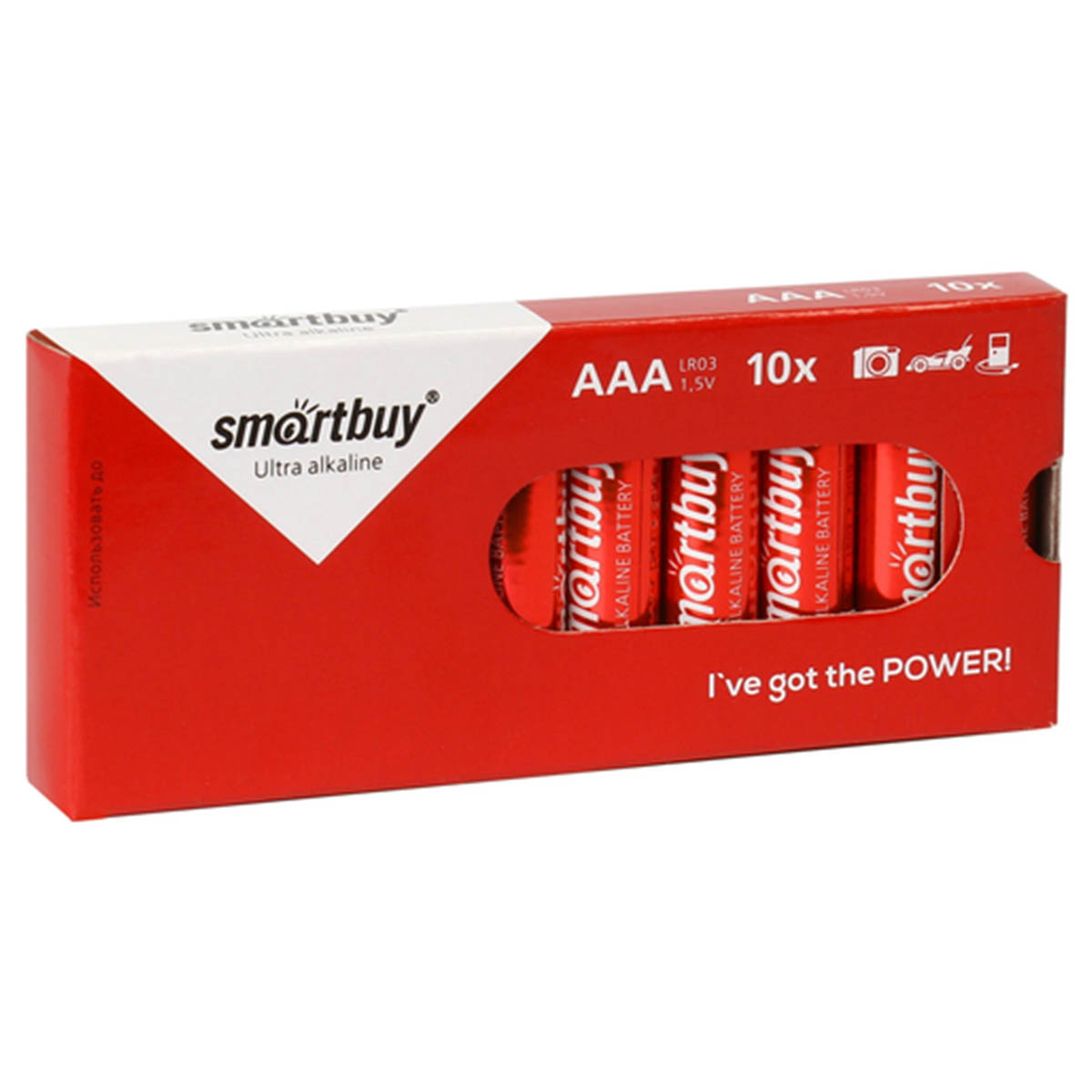 Батарейка SmartBuy LR03, AAA, BL10, Alkaline, 1.5V