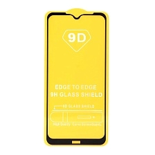 Защитное стекло 9D для XIAOMI Redmi Note 8, цвет окантовки черный
