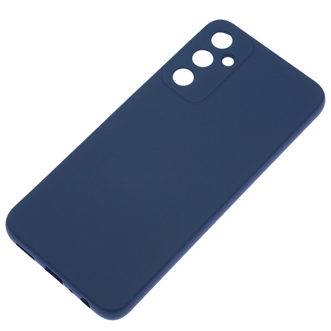 Чехол накладка Silicon Cover для SAMSUNG Galaxy A05s, защита камеры, силикон, бархат, цвет темно синий Чехол накладка Silicon Cover для SAMSUNG Galaxy A05s, защита камеры, силикон, бархат, цвет темно синий