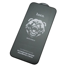 Защитное стекло HOCO A777 для APPLE iPhone 14 Pro Max (6.7"), 0.4мм, цвет окантовки черный