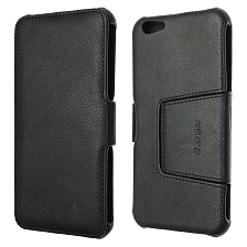 Чехол книжка Армор для APPLE iPhone 6 Plus, iPhone 6S Plus, экокожа, цвет черный Чехол книжка Армор для APPLE iPhone 6 Plus, iPhone 6S Plus, экокожа, цвет черный