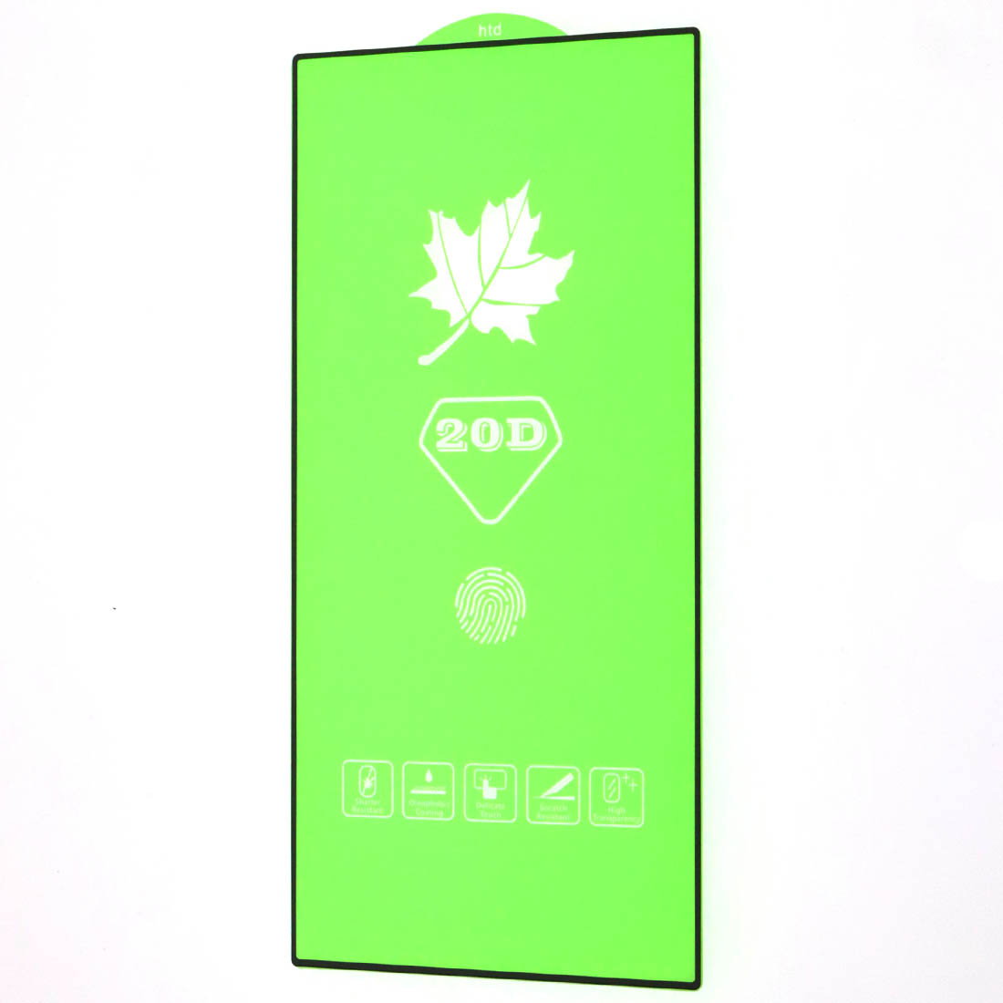 Защитное стекло 20D для SAMSUNG Galaxy S24 Ultra, цвет окантовки черный