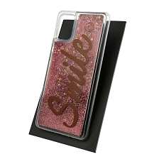 Чехол накладка TransFusion для SAMSUNG Galaxy A71 (SM-A715), силикон, переливашка, рисунок Smile.