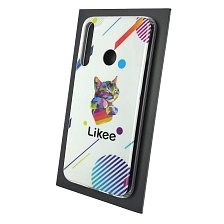 Чехол накладка Vinil для HUAWEI Honor 9C, Honor P40 Lite E, Y7P, силикон, рисунок Likee Cat.
