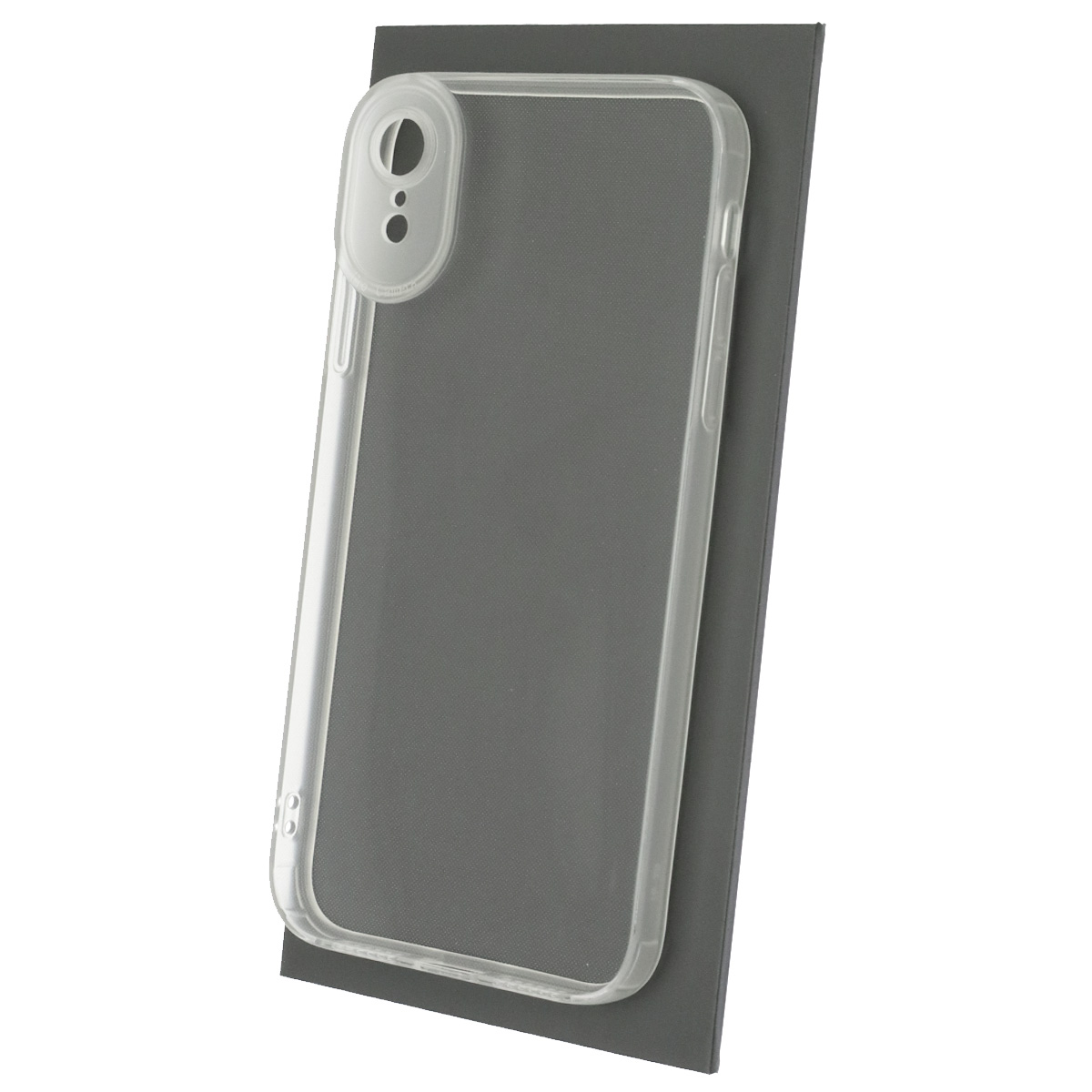 Чехол накладка CATEYES для APPLE iPhone XR, защита камеры, силикон, цвет прозрачный