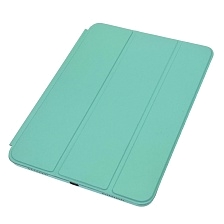 Чехол книжка SMART CASE для APPLE iPad PRO 2018, диагональ 11", экокожа, бархат, цвет бирюзовый