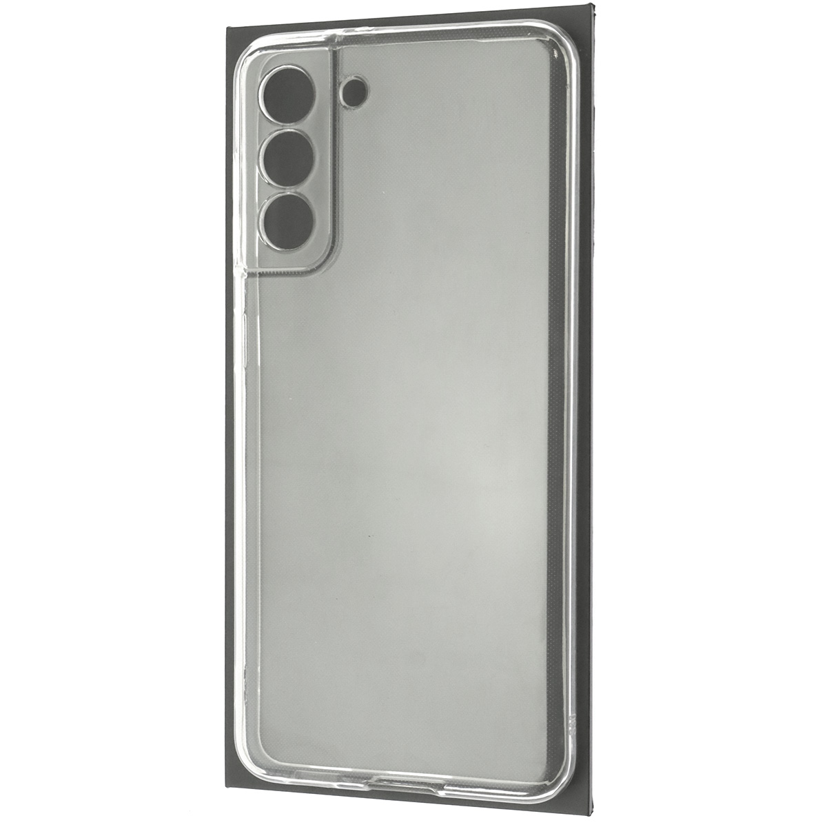 Чехол накладка для SAMSUNG Galaxy S21 (SM-G991), защита камеры, силикон, цвет прозрачный