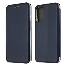 Чехол книжка STYLISH для SAMSUNG Galaxy A52 (SM-A525), экокожа, визитница, цвет темно синий