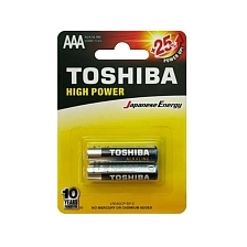 Батарейка TOSHIBA HIGH POWER LR03 AAA BL2 Alkaline 1.5V