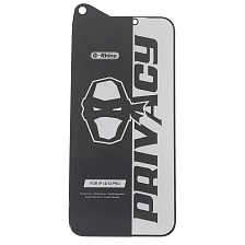 Защитное стекло Антишпион G-Rhino для APPLE iPhone 12 (6.1"), iPhone 12 Pro (6.1"), цвет окантовки черный