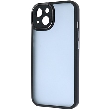 Чехол накладка KING для APPLE iPhone 13 (6.1"), силикон, пластик, защита камеры, цвет окантовки черный