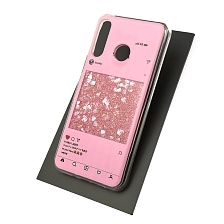 Чехол накладка TransFusion для HUAWEI Honor 20s, P30 Lite, Nova 4E, силикон, переливашка, рисунок Lovely Instagram.