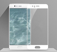 Защитное стекло 2D Full glass для Huawei P10 plus /тех.пак/ белый.