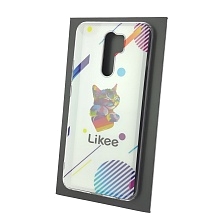 Чехол накладка Vinil для XIAOMI Redmi 9, силикон, рисунок Likee Cat.