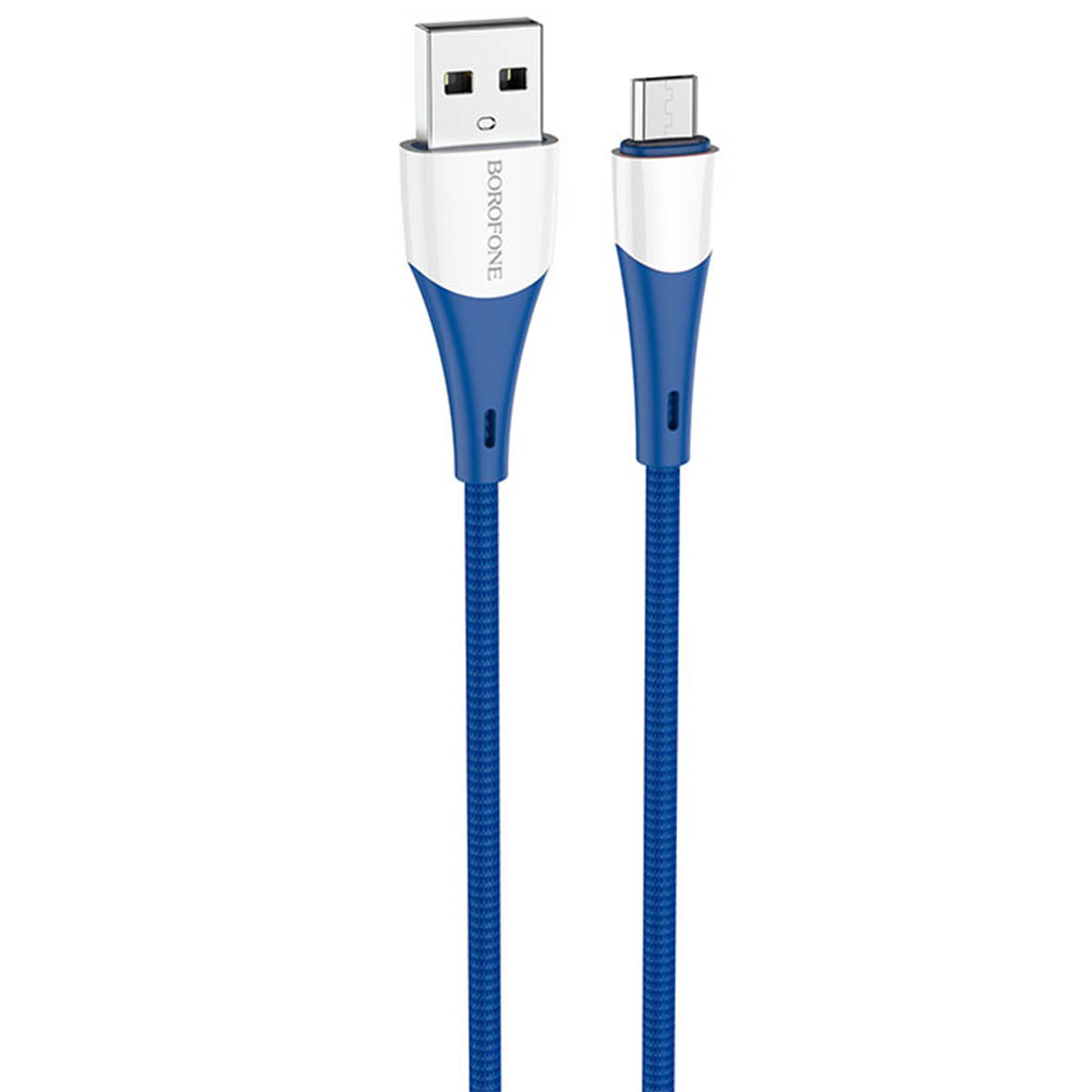 Кабель BOROFONE BX60 Superior micro USB, 2.4A, длина 1 метр, нейлон, цвет синий