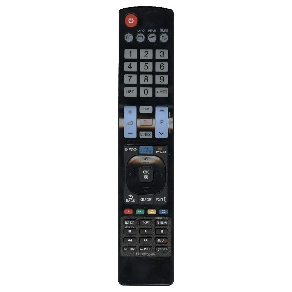 Пульт ДУ AKB73756504 для телевизоров LG, цвет черный