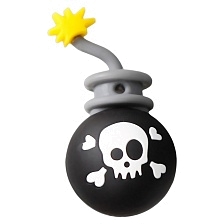 Флешка USB 2.0 32GB SMARTBUY Wild series, фигурка Бомбы, цвет черно серый