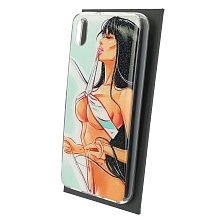 Чехол накладка для XIAOMI Redmi 7A, силикон, глянцевый, блестки, рисунок Удивительная девушка Чехол накладка для XIAOMI Redmi 7A, силикон, глянцевый, блестки, рисунок Удивительная девушка