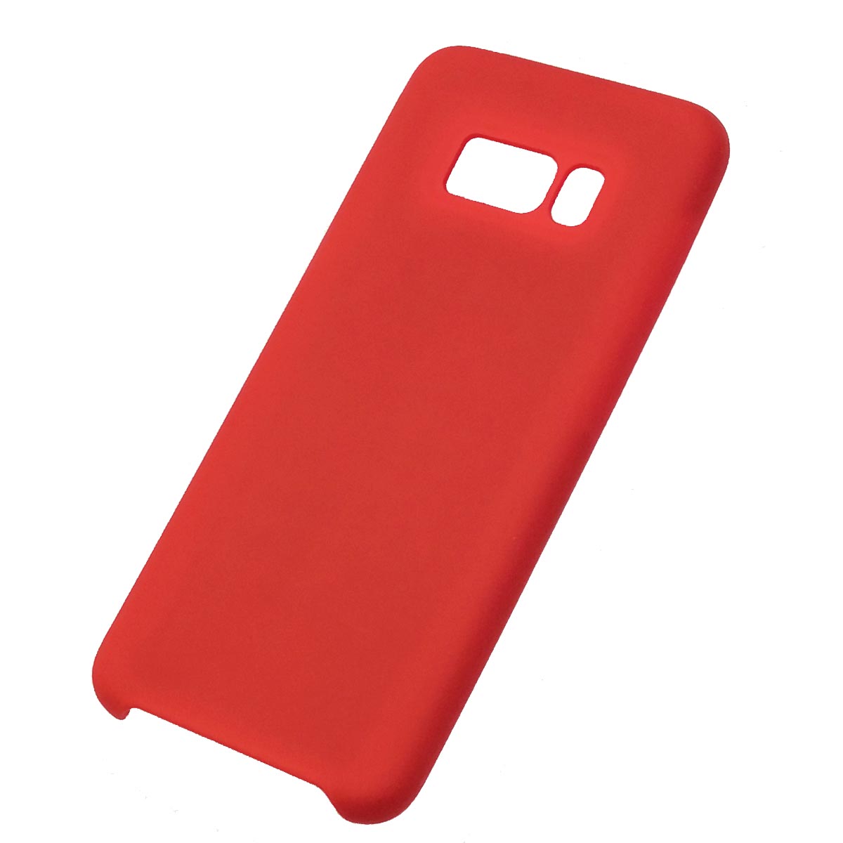 Чехол накладка Silicon Cover для SAMSUNG Galaxy S8 (SM-G950), силикон, цвет красный