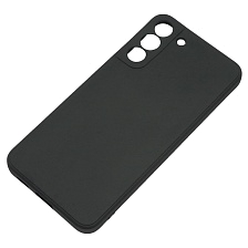 Чехол накладка для SAMSUNG Galaxy S22 Plus, силикон, бархат, цвет черный Чехол накладка для SAMSUNG Galaxy S22 Plus, силикон, бархат, цвет черный